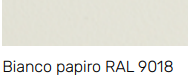 Bianco Papiro RAL9018